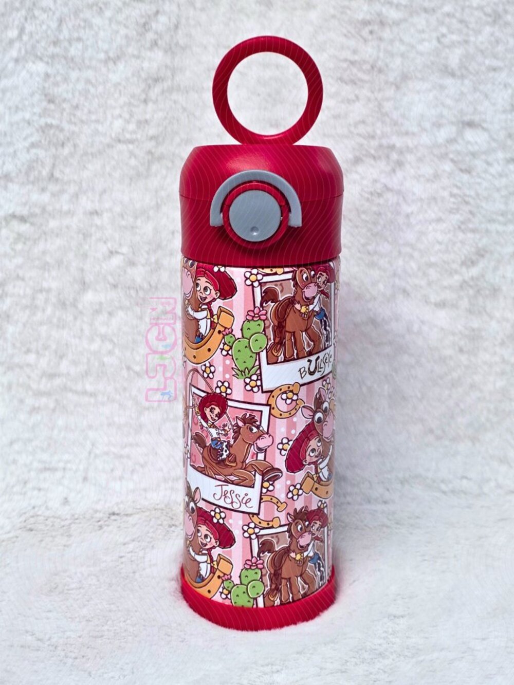 JESSIE AND BULLSEYE KIDS WATER BOTTLE